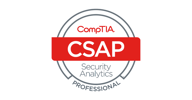 CompTIA Security Analytics Professional badge